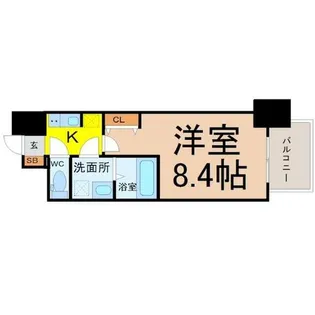 S-RESIDENCE山王【11階】の間取り