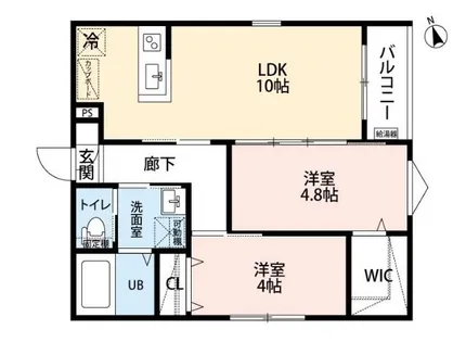 KERASIA【1階】の間取り