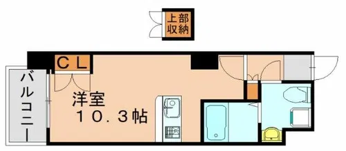 NO.72 ORIENTBLD【20階】の間取り