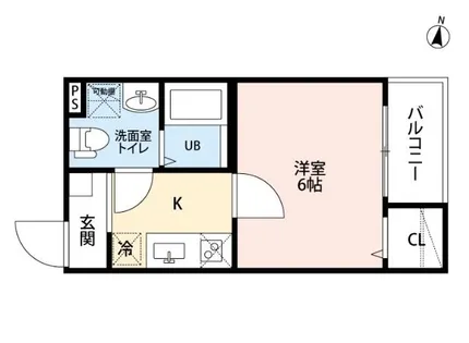 supersunny日比野(スーパーサニーヒビノ)【1階】の間取り