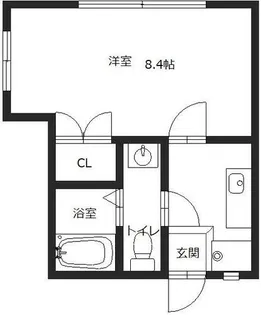 ブルースター【103号室】の間取り