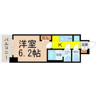 プレサンス太閤通ファシール【3階】の間取り