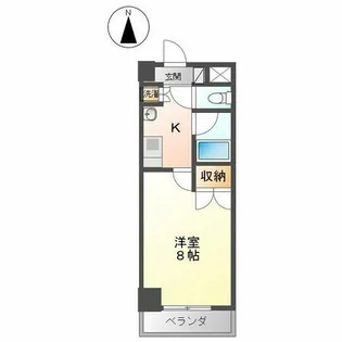 メゾン・ド・ミュゼ【4階】の間取り