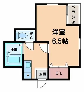 EST長居西【4階】の間取り