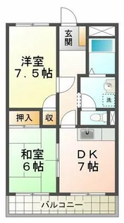 サンパレス東須磨【2階】の間取り