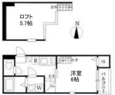 ユグドラシル高畑【2階】の間取り