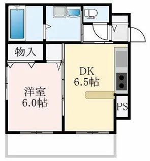 大阪府堺市中区大野芝町【マンション】の間取り