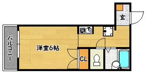 メゾン大倉山【1階】の間取り