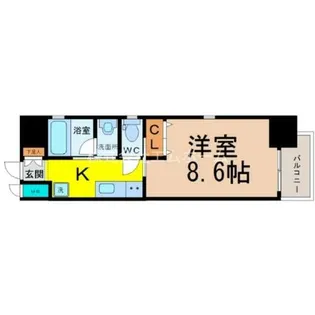 セレニティー名駅【10階】の間取り