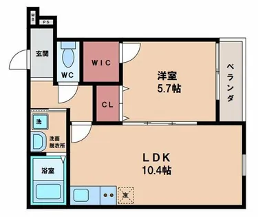 フジパレス我孫子前駅西【1階】の間取り