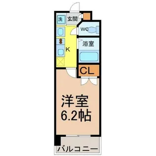 パルティール城西【7階】の間取り