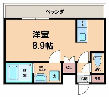 アビーコリーヌ【2階】の間取り