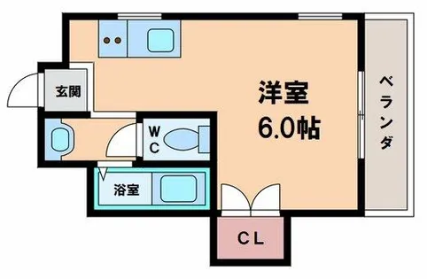 花木ビル【3階】の間取り