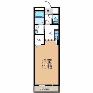 サンポット【103号室】の間取り