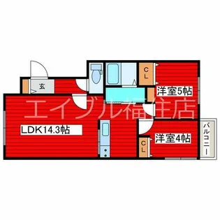 NRJニシオカ【3階】の間取り