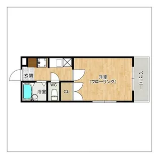 パレスJJ【406号室】の間取り