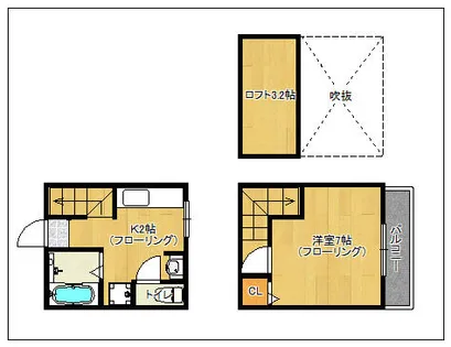 ステラポラリス愛宕【1階】の間取り