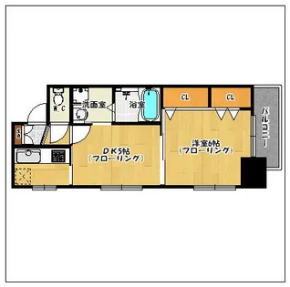 エステートモア西公園【4階】の間取り