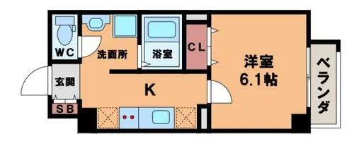 みおつくし杭全【10階】の間取り