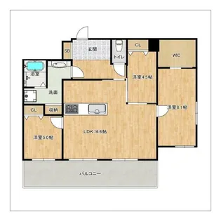 The TEN GOOD 祖原II【2階】の間取り