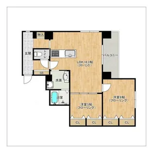 The TEN GOOD 祖原II【2階】の間取り