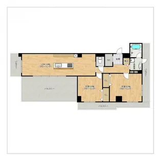 The TEN GOOD 祖原II【5階】の間取り