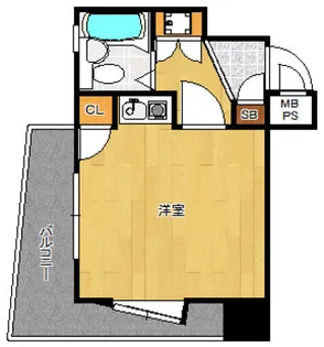 ダイナコート久留米駅前【301号室】の間取り