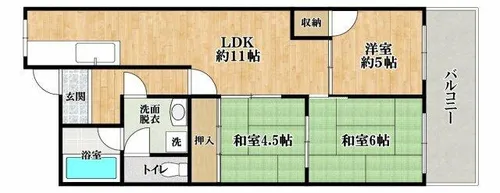 コートSU【4階】の間取り