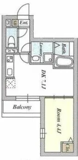アクロス大和田アパートメントⅣ【1階】の間取り