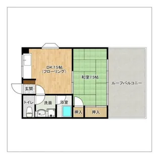 三の丸ビル【305号室】の間取り