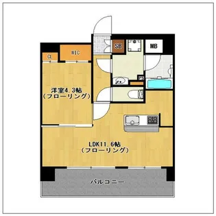 ネストピア博多グランドステージ【8階】の間取り