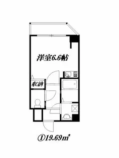 サンロール難波南【7階】の間取り