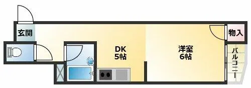 サンシティ平野【3階】の間取り