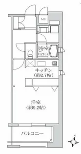 KAISEI江戸堀【7階】の間取り