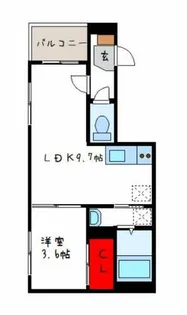 レフジアコート平野【1階】の間取り