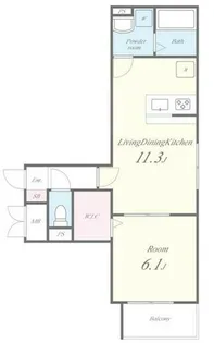 大阪府門真市新橋町【マンション】の間取り
