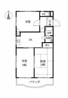 メゾンド栄【3階】の間取り