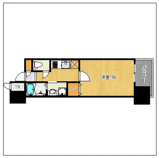 サヴォイテンジンスクワイヤー【10階】の間取り