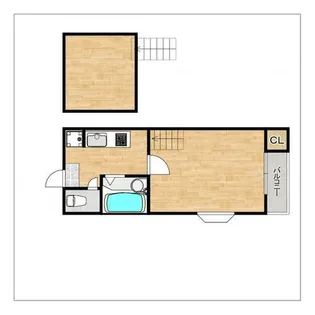 ウエスト ヴィレッジ別府南【203号室】の間取り