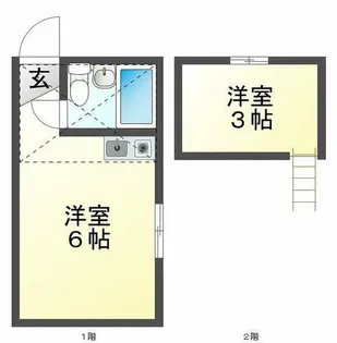 パルコ参番館【2階】の間取り