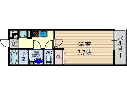 リブリ茨木春日【2階】の間取り