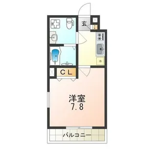 大阪府大阪市西淀川区竹島5丁目【アパート】の間取り