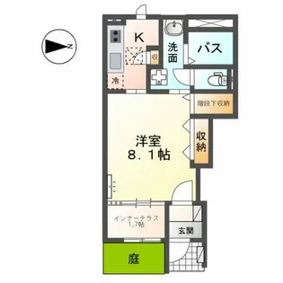ALMO(アルモ)【1階】の間取り