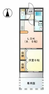 カームf本郷【1階】の間取り