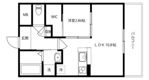 Granche Lierre(グランシェリーエ)【1階】の間取り