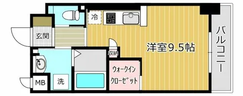 グランベージュ大手町【202号室】の間取り
