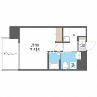 Gravis城東中央【5階】の間取り