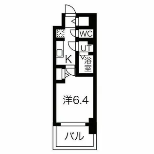 メイクス名駅南Ⅱ【5階】の間取り