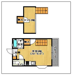 セーヌ香椎南【110号室】の間取り