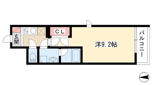 COZY大曽根【2階】の間取り